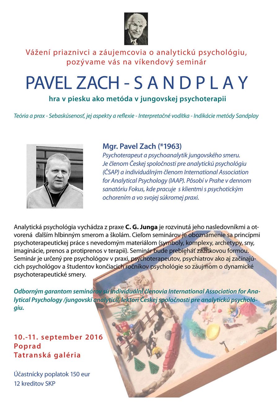 SANDPLAY - hra v piesku ako metda v jungovskej psychoterapii