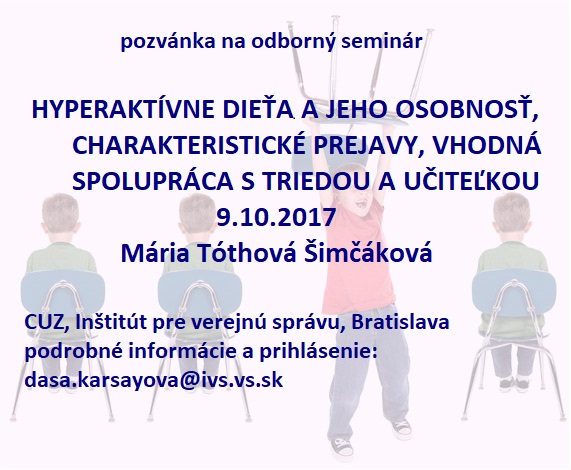 Hyperaktvne diea a jeho osobnos, charakteristick prejavy a sprvanie, vhodn spoluprca