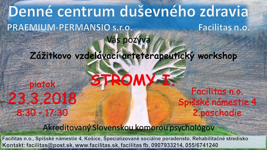 Zitkovo vzdelvac arteterapeutick workshop Stromy I.