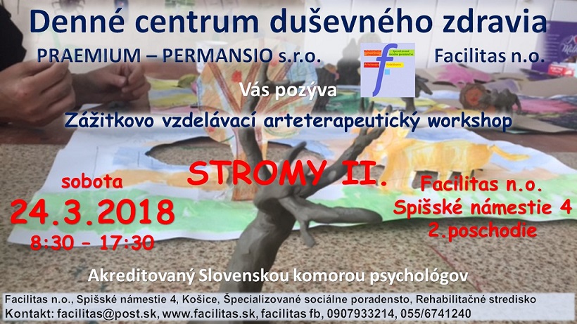 Zitkovo vzdelvac arteterapeutick workshop STROMY II.