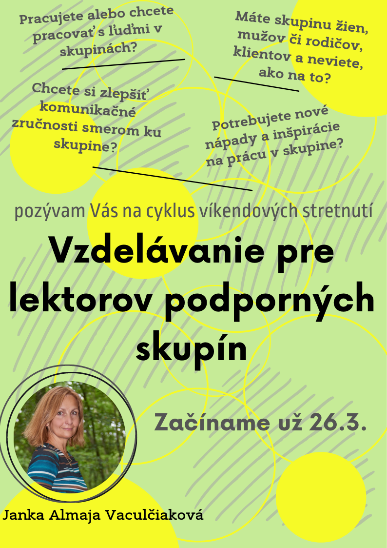 Vzdelavanie pre lektorov podpornch skupn