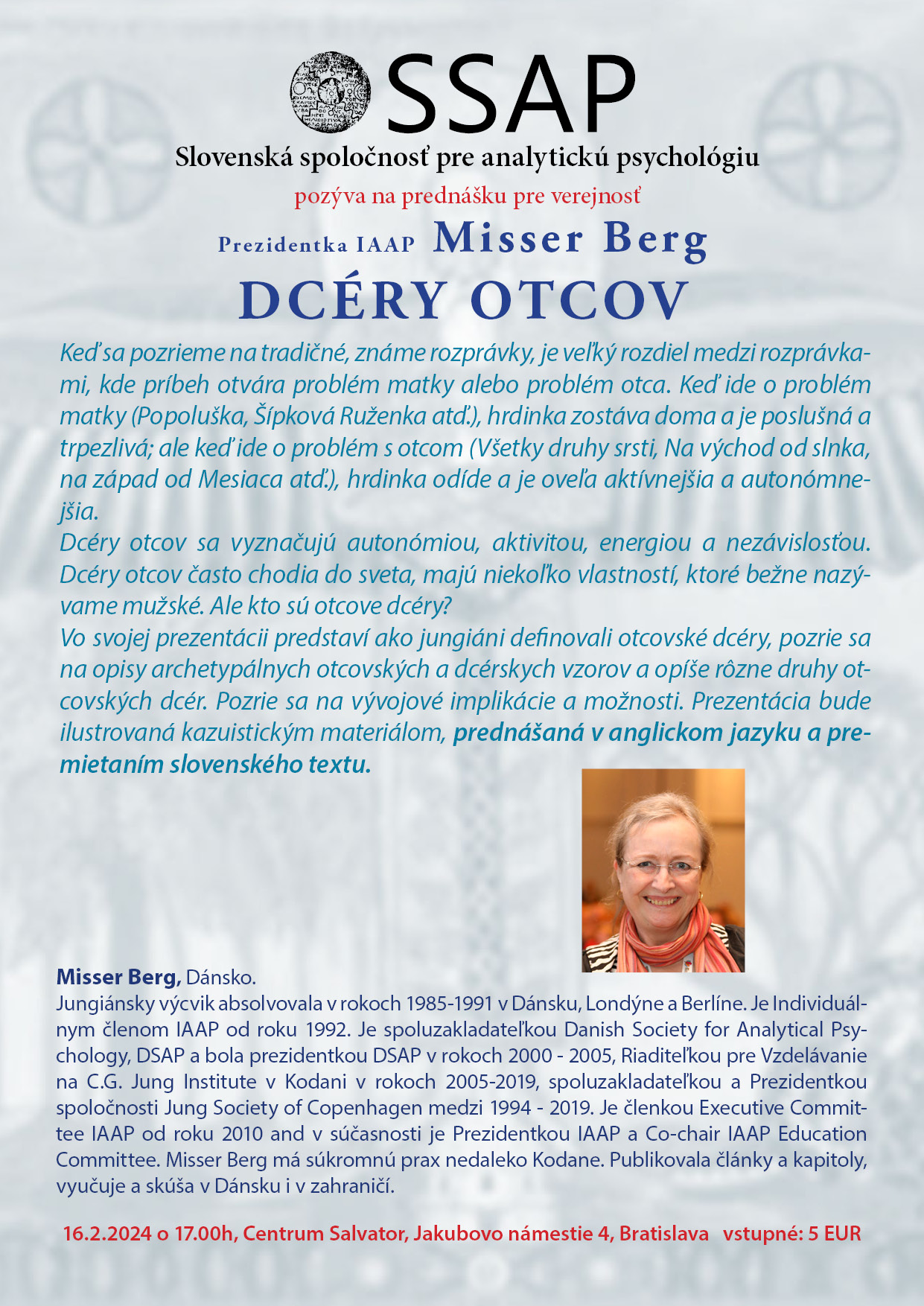 Dcry otcov - prednka