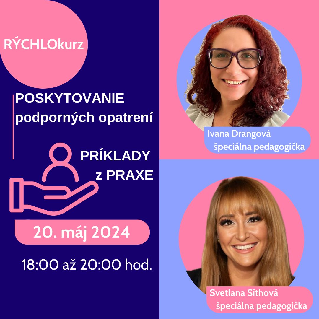 Rchlokurz POSKYTOVANIE podpornch opatren - PRKLADY z PRAXE