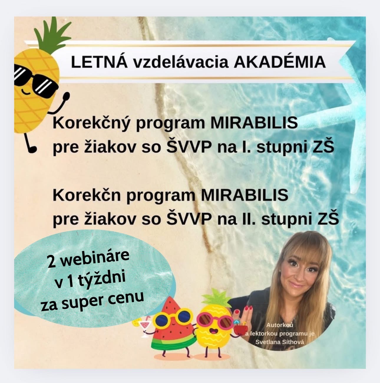 Korekn program Mirabilis pre iakov so VVP na I. stupni Z + II. stupni Z