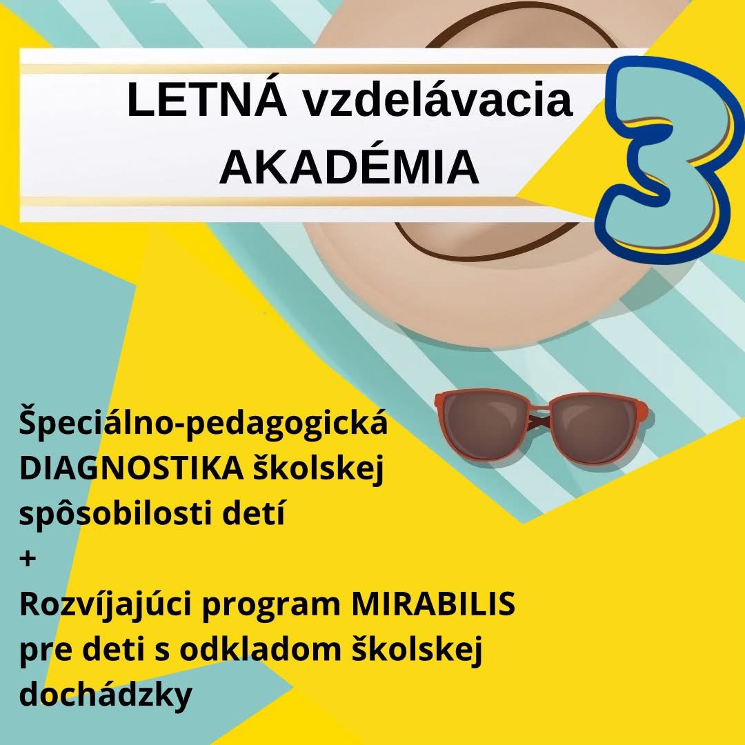 pecilno-pedagogick DIAGNOSTIKU kolskej spsobilosti + Rozvjajci program MIRABILIS (OD)